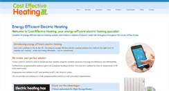 Desktop Screenshot of costeffectiveheating.com